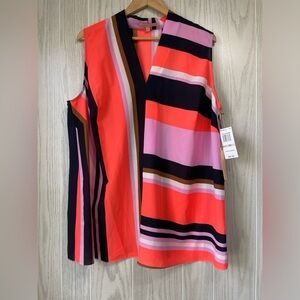 Gibson Latimer FRESH FORWARD Beautiful Abstract Design Blouse Size 2X NWT